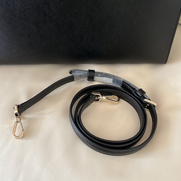 Kate Spade Perry Medium Satchel Saffiano Leather Black LIKE NEW CONDITION - Picture 9 of 15